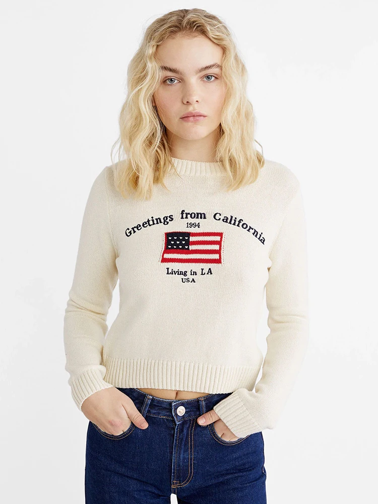 Women's Casual Embroidered Printed Knit Vest Sweater Harajuku Fashion Streetwear Sleeveless Pullover Top Y2k Clothing
Women's Casual Embroidered Printed Knit Vest Sweater Harajuku Fashion Streetwear Sleeveless Pullover Top Y2k Clothing