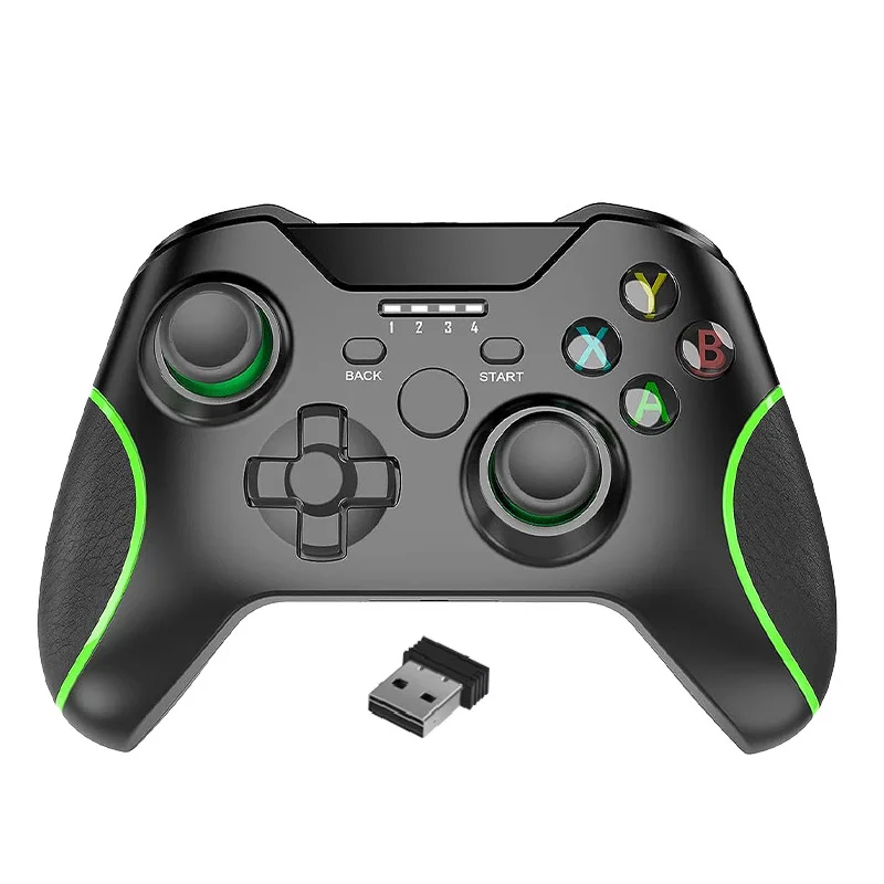 2.4G Wireless Game Controller with Dual Vibration for PC Computer Steam Compatible Gaming Gamepad
2.4G Wireless Game Controller with Dual Vibration for PC Computer Steam Compatible Gaming Gamepad