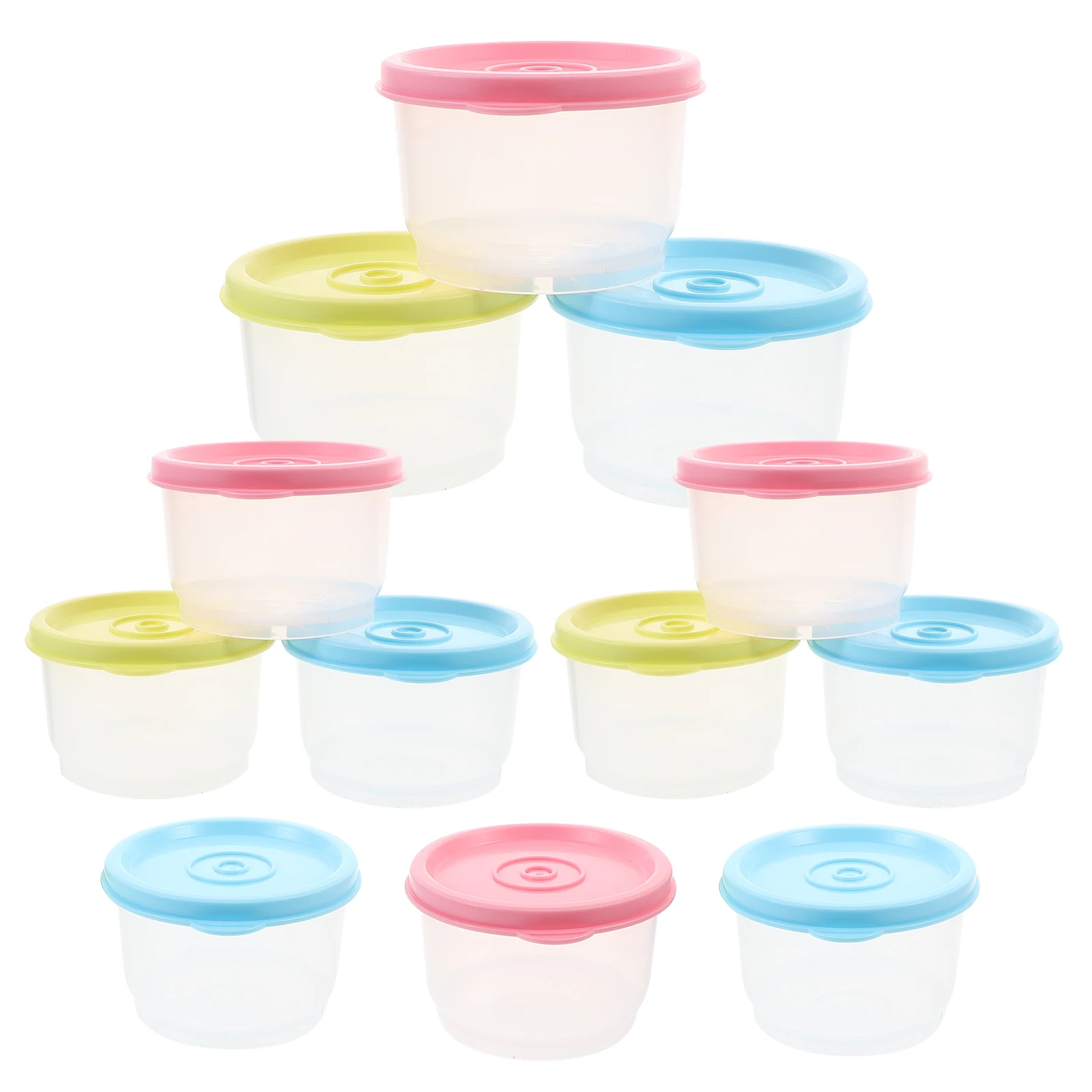12 Pcs Mini Crisper Baby Food Container Round Plastic Freezer Box Leak Proof Storage 160ml Small Size Multi Functional
12 Pcs Mini Crisper Baby Food Container Round Plastic Freezer Box Leak Proof Storage 160ml Small Size Multi Functional