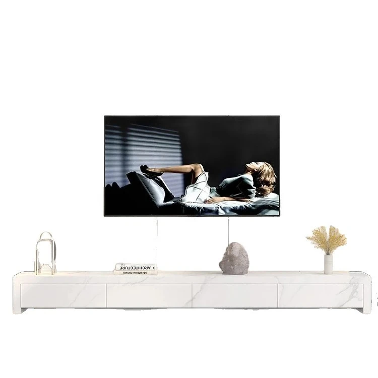 Italian minimalism, rock panel TV cabinet coffee table, high-end simplicity, home living room floor
Italian minimalism, rock panel TV cabinet coffee table, high-end simplicity, home living room floor