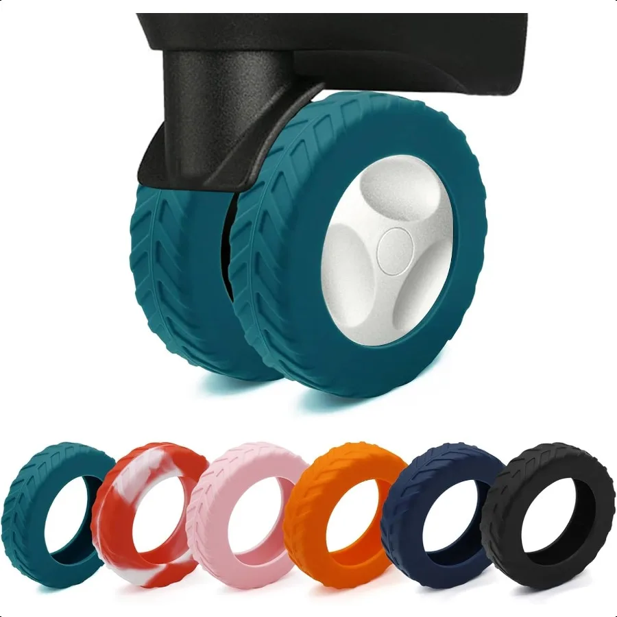 Lage Wheel Covers Upgraded 8Pack Anti Dust Scratch Noise Reduction Carry On Travel Suitcase Wheel Protector Lake Blue
Lage Wheel Covers Upgraded 8Pack Anti Dust Scratch Noise Reduction Carry On Travel Suitcase Wheel Protector Lake Blue