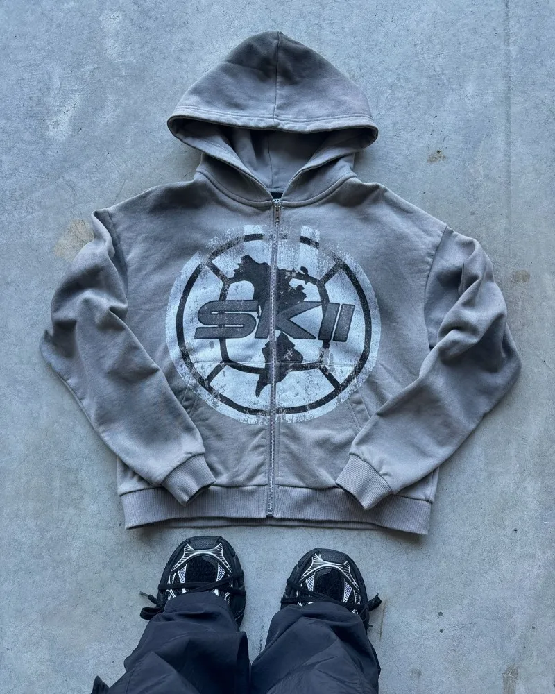 American men streetwear printed hoodie fall new Harajuku Street style zipper hoodie jacket Retro hip hop oversized sweatshirt
American men streetwear printed hoodie fall new Harajuku Street style zipper hoodie jacket Retro hip hop oversized sweatshirt