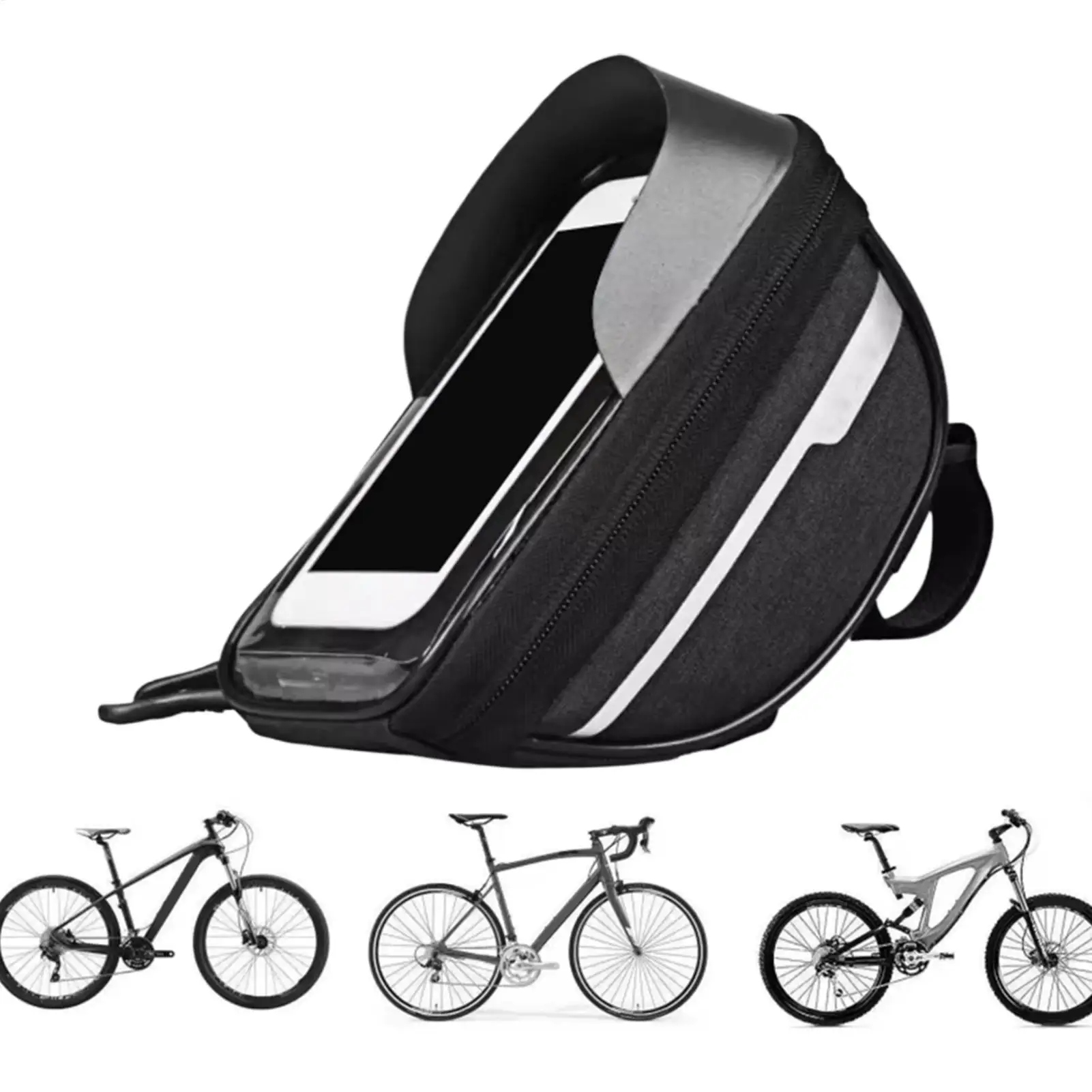 Bicycle Touch Screen Bag Waterproof Upper tube package Handlebar Phone Bag Mountain bike riding bike phone holder accessories
Bicycle Touch Screen Bag Waterproof Upper tube package Handlebar Phone Bag Mountain bike riding bike phone holder accessories