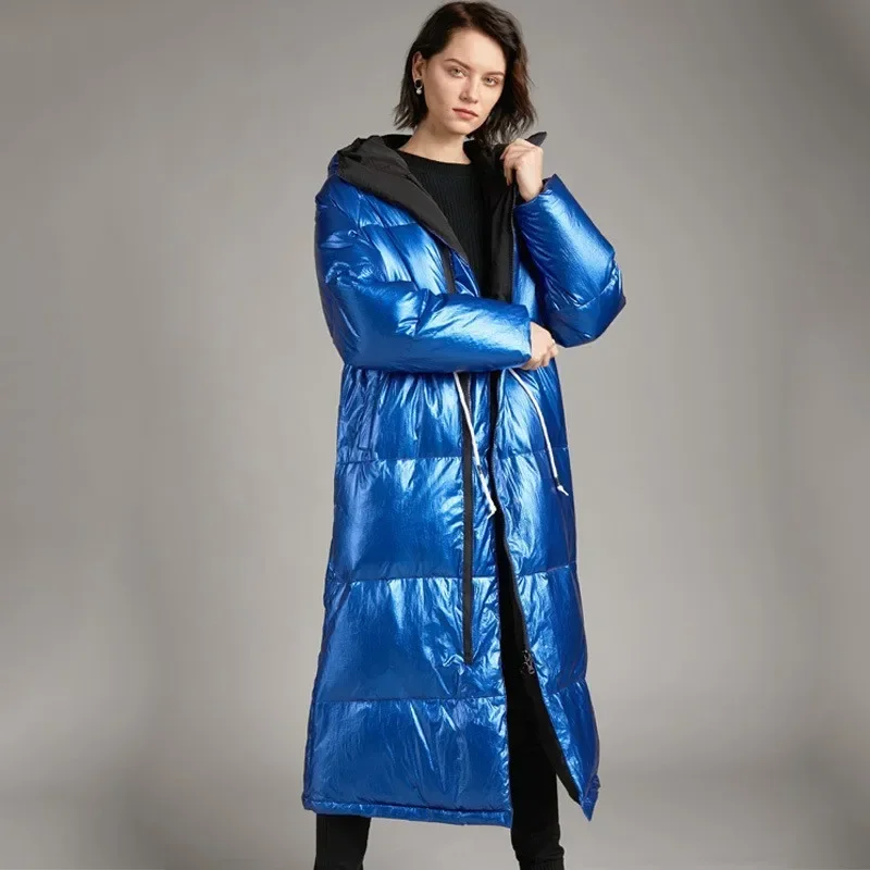 New Cotton Padded Clothes Women's Long Casual Bright Waterproof White Duck Loose Warm Cotton Padded Clothes for Women
New Cotton Padded Clothes Women's Long Casual Bright Waterproof White Duck Loose Warm Cotton Padded Clothes for Women