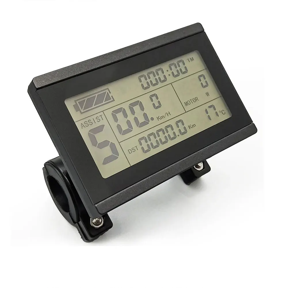 5-pin SM Connector Ebike LCD Display For E-bike Upgrade Color Cycling Backlight Speed Battery Mileage Display Black
5-pin SM Connector Ebike LCD Display For E-bike Upgrade Color Cycling Backlight Speed Battery Mileage Display Black