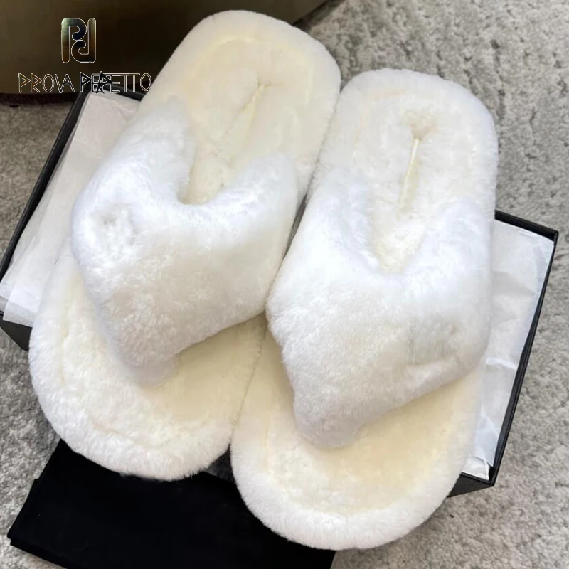 Real Wool Bread Slippers 2022 New Designer Flip-flops Winter Female Luxury Home Shoes Red Pink Leisure Solf Women Slipper Muler
Real Wool Bread Slippers 2022 New Designer Flip-flops Winter Female Luxury Home Shoes Red Pink Leisure Solf Women Slipper Muler