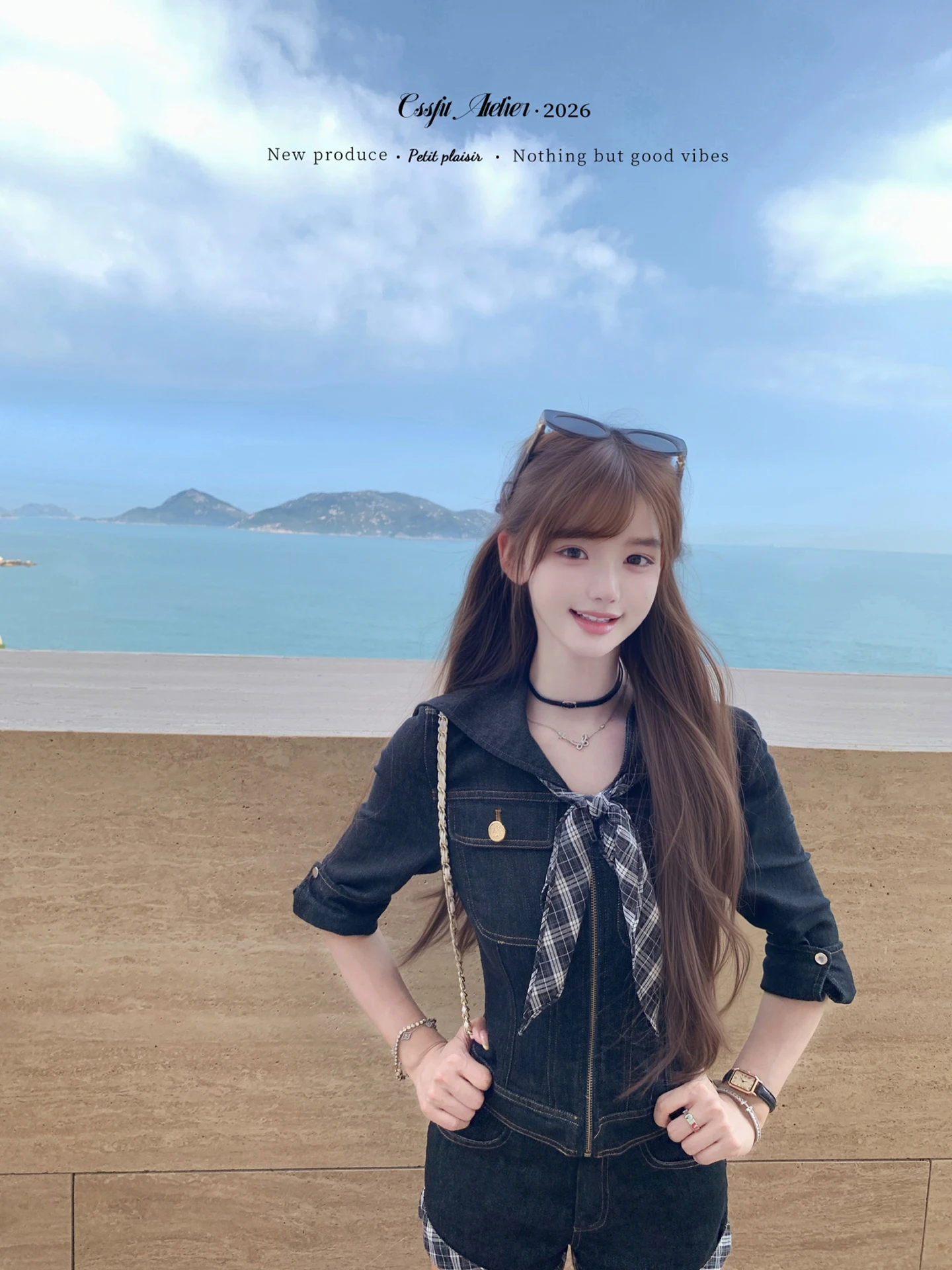 Loose Fit Plaid Shirt And Shorts Set Vintage Denim Jacket Autumn Fashion Women's Two-Piece Suit Long Termism Style Spring Col...
Loose Fit Plaid Shirt And Shorts Set Vintage Denim Jacket Autumn Fashion Women's Two-Piece Suit Long Termism Style Spring Col...