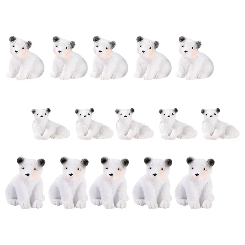 15 Pcs Mini Simulation Polar Bear Figurines Resin White Bear Adornment Garden Courtyard Decor Animal Models Miniatures
15 Pcs Mini Simulation Polar Bear Figurines Resin White Bear Adornment Garden Courtyard Decor Animal Models Miniatures