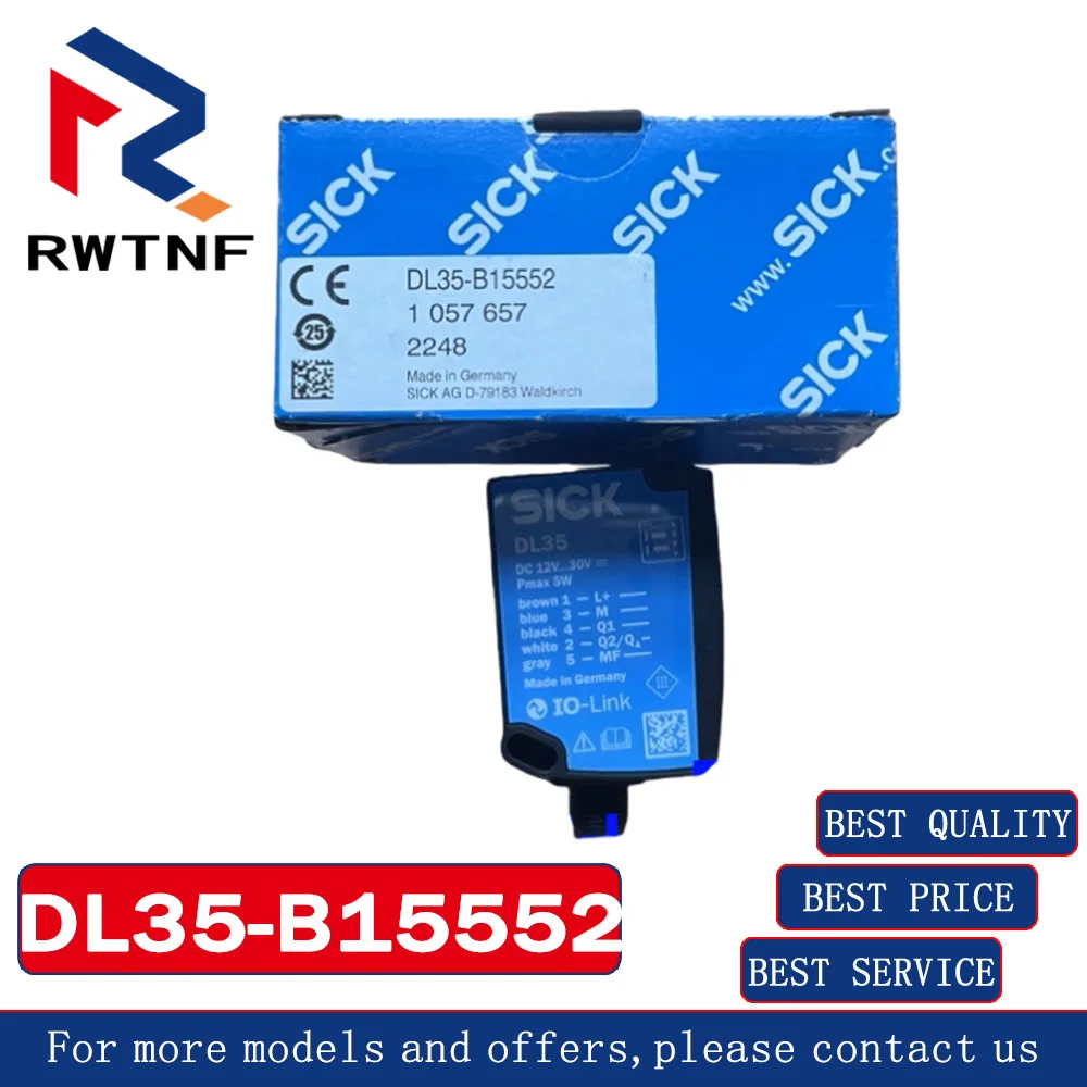 Brand New Genuine DL35-B15552 SICK Laser rangefinder sensor,100% original warehouse stock
Brand New Genuine DL35-B15552 SICK Laser rangefinder sensor,100% original warehouse stock