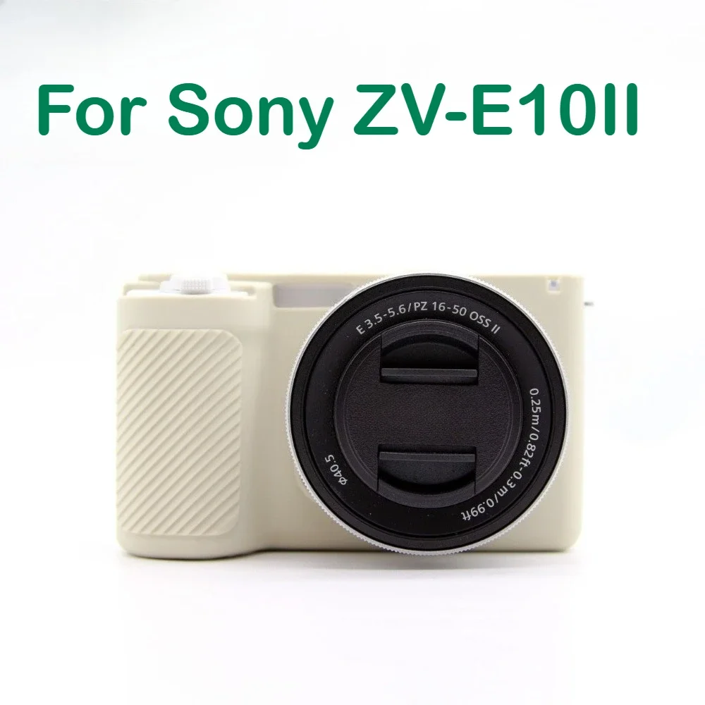 For Sony ZV-E10II Mirrorless Digital Camera Rubber Silicone Anti-Scratch Body Sleeve Protective Cover Case,
For Sony ZV-E10II Mirrorless Digital Camera Rubber Silicone Anti-Scratch Body Sleeve Protective Cover Case,