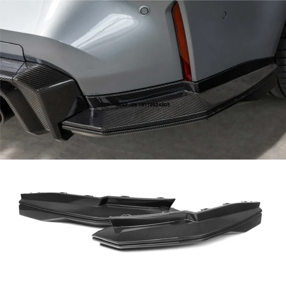 Dry Carbon Fiber SQ-B Style Rear Bumper Canards Splitters 2021+ for M3 G80 4-Door Compatible SQ-B Diffuser G80 Splitters
Dry Carbon Fiber SQ-B Style Rear Bumper Canards Splitters 2021+ for M3 G80 4-Door Compatible SQ-B Diffuser G80 Splitters