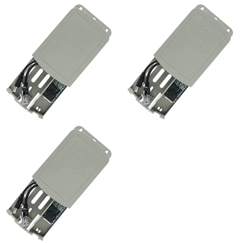 ABZZ-3X Isolation Waterproof POE Splitter IP67 48V To 12V IEEE 802.3Af/At Adapter For Outdoor IP Camera CCTV Security System
ABZZ-3X Isolation Waterproof POE Splitter IP67 48V To 12V IEEE 802.3Af/At Adapter For Outdoor IP Camera CCTV Security System