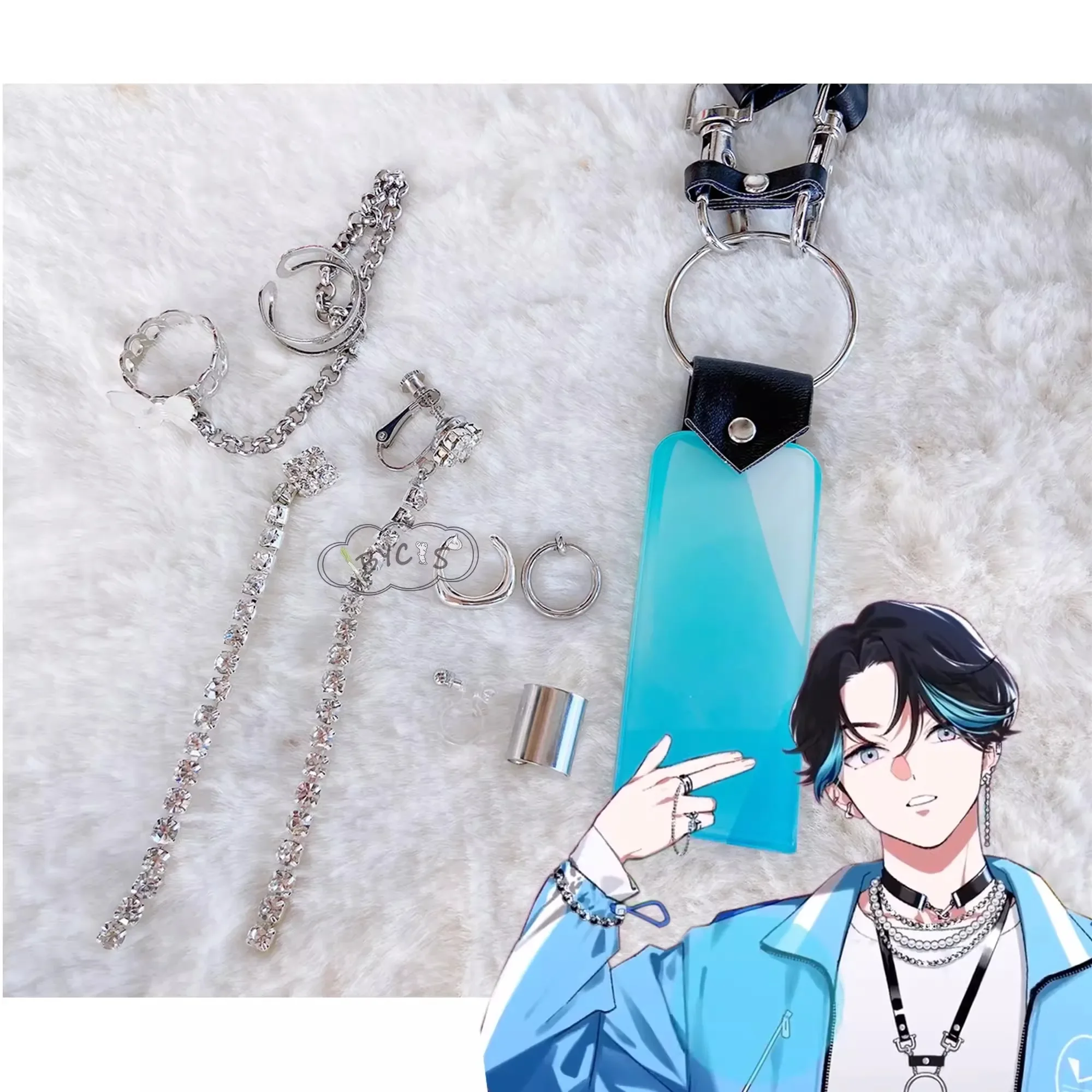 Paradox Live Yamato Shogo Cos кулон на груди ожерелье браслет кольца для косплея серьги зажимы для ушей шпильки ювелирные аксессуары реквизит
Paradox Live Yamato Shogo Cos кулон на груди ожерелье браслет кольца для косплея серьги зажимы для ушей шпильки ювелирные аксессуары реквизит