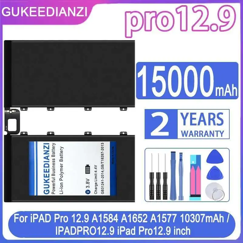 15000Mah Pro12.9 1St For Apple Ipad Pro 12.9 A1584 A1652 A1577 Long-Lasting Tablet Battery
15000Mah Pro12.9 1St For Apple Ipad Pro 12.9 A1584 A1652 A1577 Long-Lasting Tablet Battery