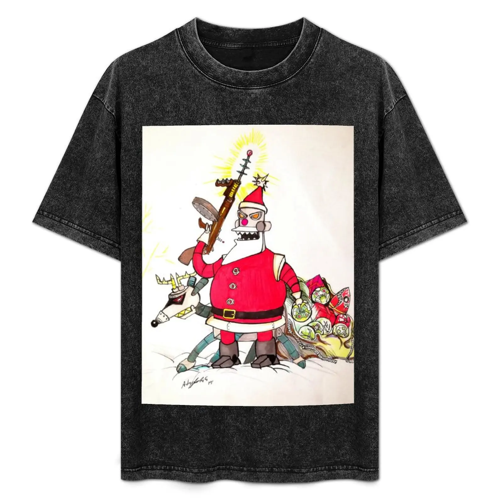 Robot Santa Claus futurama T-Shirt Casual Loose Daily Wear T-Shirt
Robot Santa Claus futurama T-Shirt Casual Loose Daily Wear T-Shirt