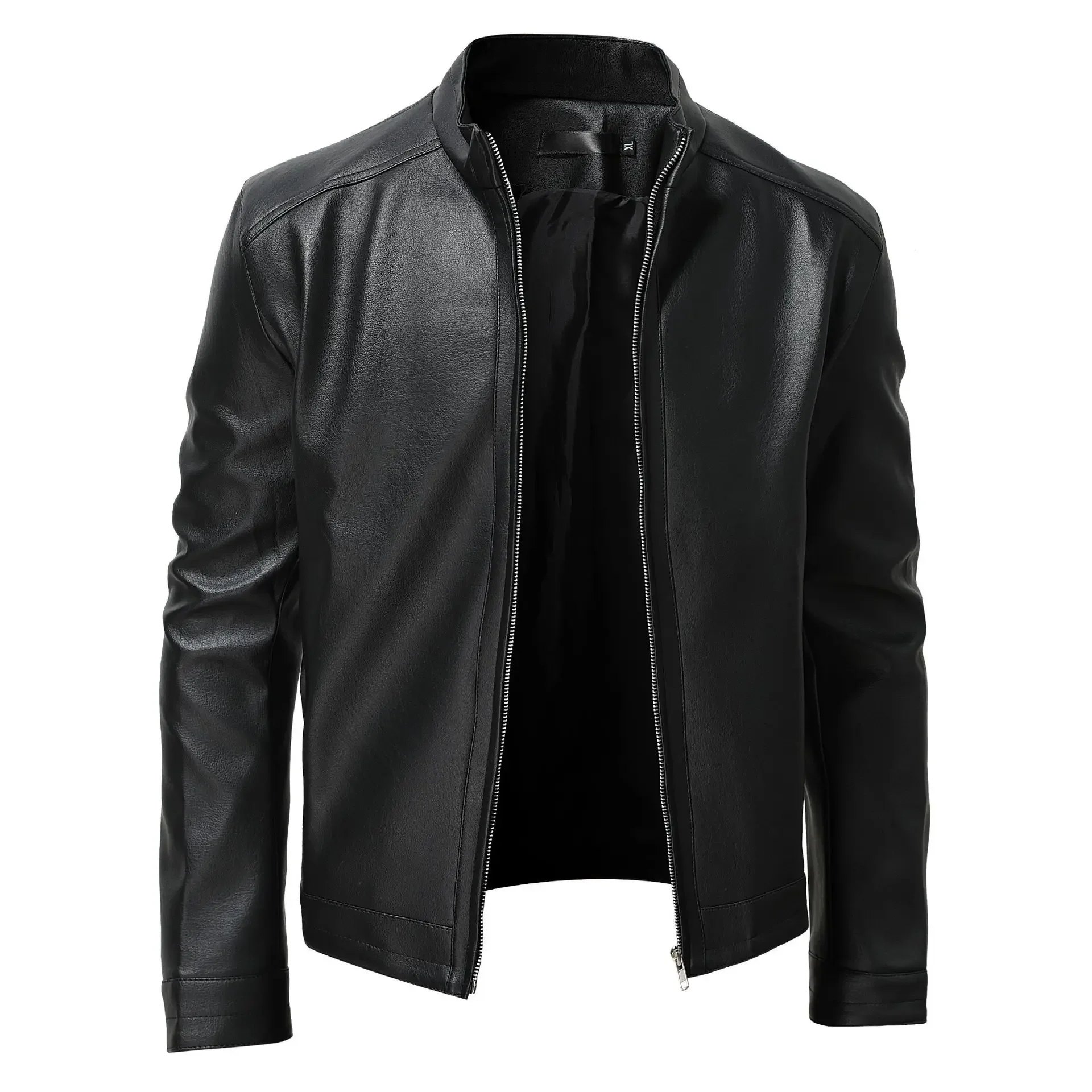 LIBIELIY 2025 Autumn Mens Fashion Leather Jacket Slim Fit Stand Collar Pu Jacket Male Anti-Wind Motorcycle Zipper Jackets Men Ou
LIBIELIY 2025 Autumn Mens Fashion Leather Jacket Slim Fit Stand Collar Pu Jacket Male Anti-Wind Motorcycle Zipper Jackets Men Ou