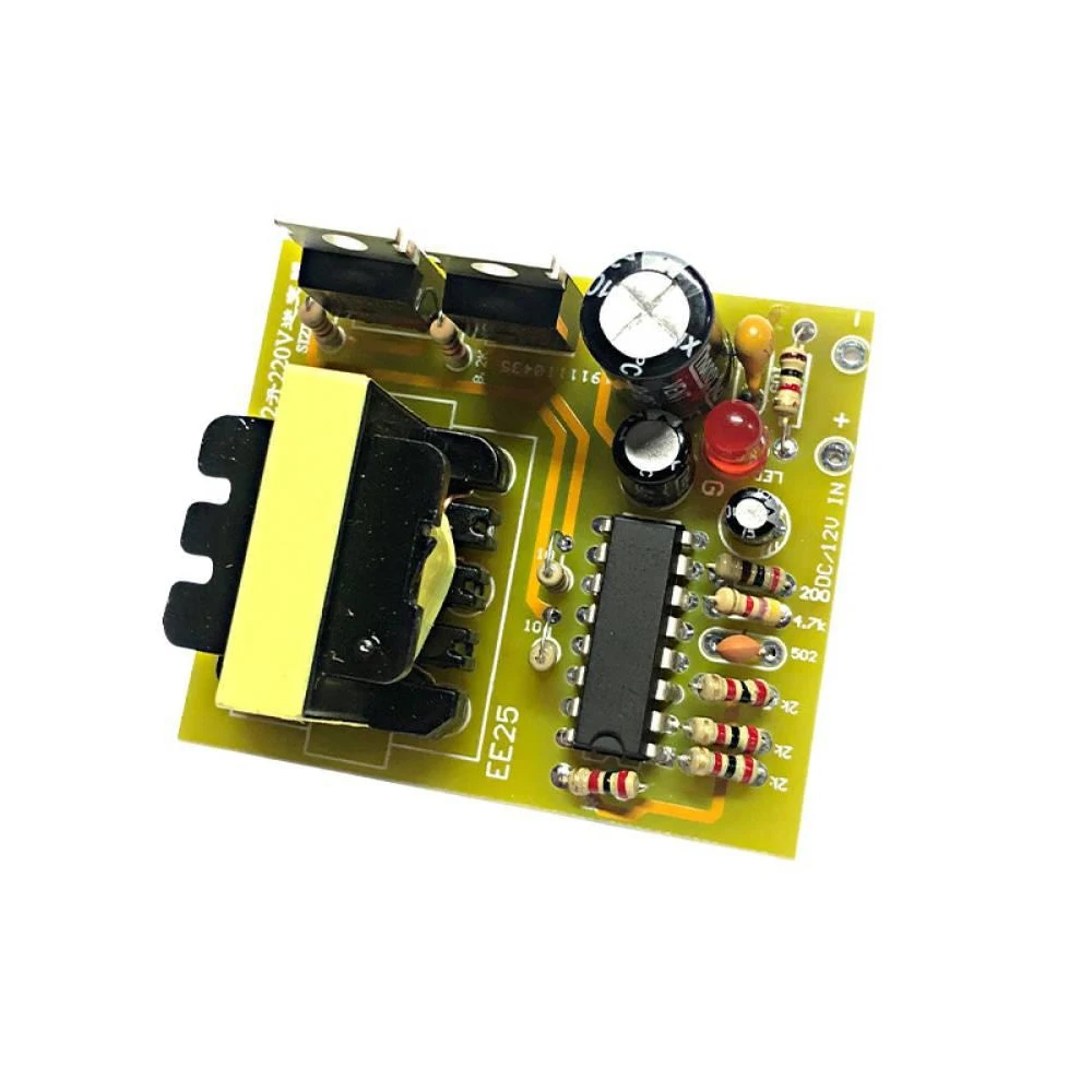 12V to 220V Inverter Kit DIY Assembled Power Supply Inverter Driver Board Output Frequency 18KHz-24KHz for Incandescent Lamps
12V to 220V Inverter Kit DIY Assembled Power Supply Inverter Driver Board Output Frequency 18KHz-24KHz for Incandescent Lamps