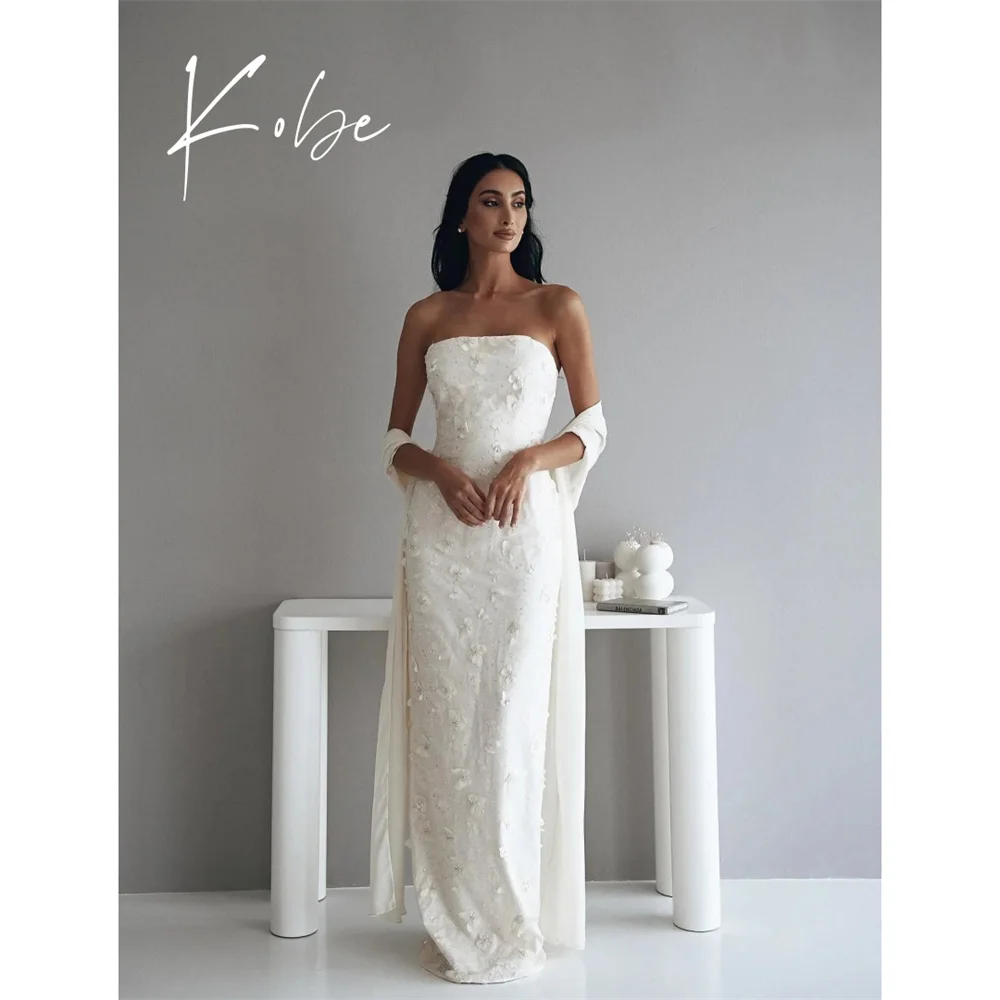 Kobe White Mermaid Prom Dresses Sleeveless Strapless Customized فساتين سهرات Appliques Sweep Train vestido de gala noche mujer
Kobe White Mermaid Prom Dresses Sleeveless Strapless Customized فساتين سهرات Appliques Sweep Train vestido de gala noche mujer
