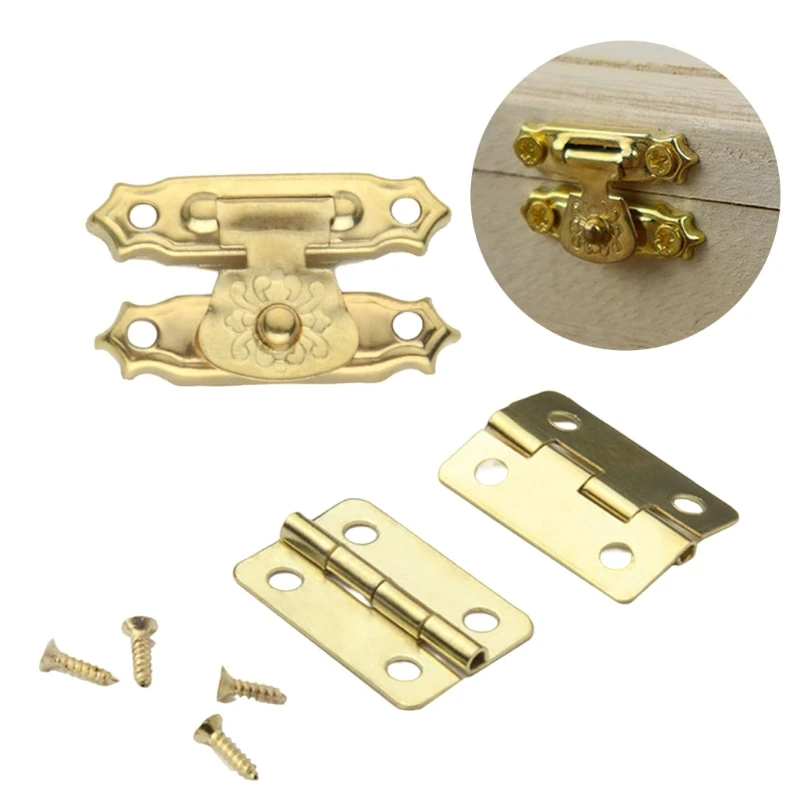 8 SET Retro Styles Box Latches и петли портативные для украшения коробки Используйте D2RD
8 SET Retro Styles Box Latches и петли портативные для украшения коробки Используйте D2RD