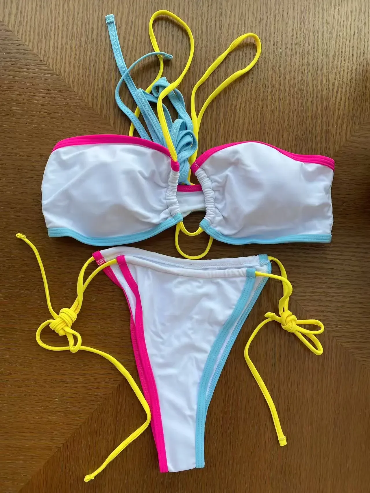 Women Bandage Bikini for Summer Solid Color Bikini Set Swimwear Sexy Strapless Women Bikini Bathing Suit
Women Bandage Bikini for Summer Solid Color Bikini Set Swimwear Sexy Strapless Women Bikini Bathing Suit