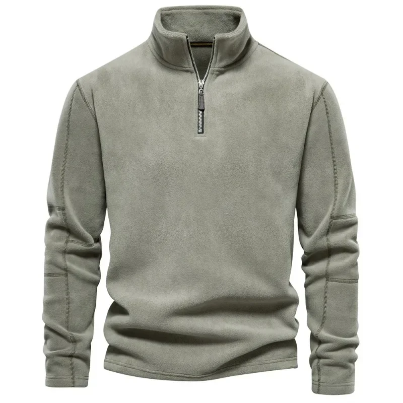 Men's Autumn and Winter New Stand-up Collar Zipper Long-sleeved Hoodie Hoodie with Polar Fleece Warm Top
Men's Autumn and Winter New Stand-up Collar Zipper Long-sleeved Hoodie Hoodie with Polar Fleece Warm Top
