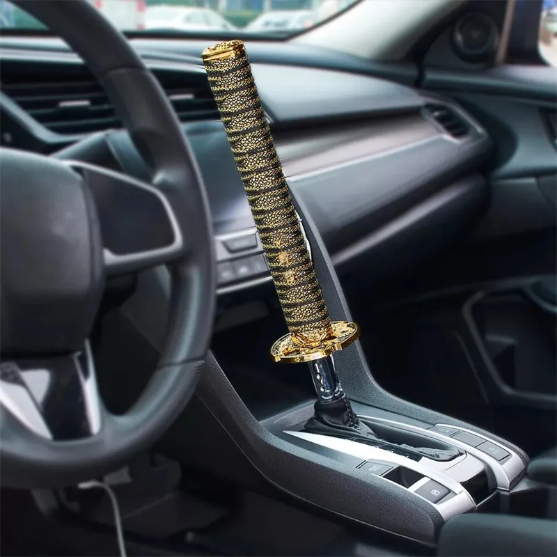 Car decoration Samurai Sword Aluminum Manual & Automatic Car Gear Stick Shifter Knob Gold Long
Car decoration Samurai Sword Aluminum Manual & Automatic Car Gear Stick Shifter Knob Gold Long