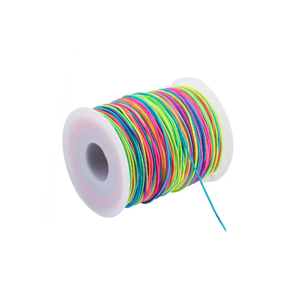 1 Roll 85M Colorful Elastic Cord 1.2mm Diameter Strong Stretchy Flexible Jewelry Making Material for DIY Bracelets Necklaces
1 Roll 85M Colorful Elastic Cord 1.2mm Diameter Strong Stretchy Flexible Jewelry Making Material for DIY Bracelets Necklaces