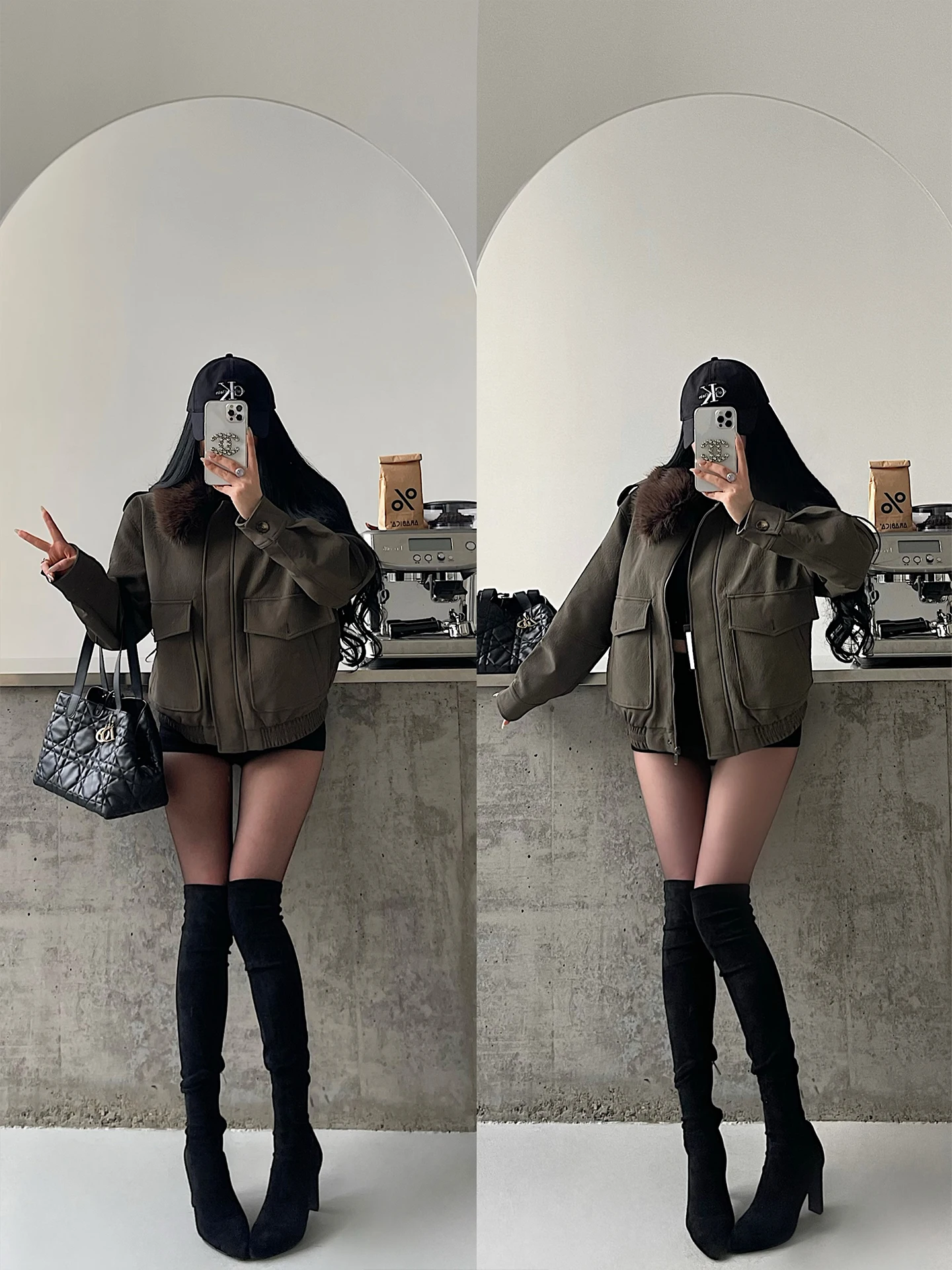 Retro American Large Pocket Faux Suede Detachable Fur Collar Zipper Jacket Women's Loose Fit Short Outerwear Coat for Ladies
Retro American Large Pocket Faux Suede Detachable Fur Collar Zipper Jacket Women's Loose Fit Short Outerwear Coat for Ladies