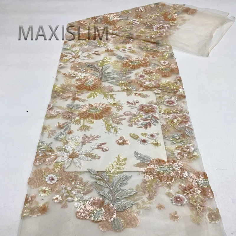 New Plant Pattern Colorful Glitter Embroidery High Quality Evening Dress Fashion Dress Sequin Fabric Width 125cm
New Plant Pattern Colorful Glitter Embroidery High Quality Evening Dress Fashion Dress Sequin Fabric Width 125cm