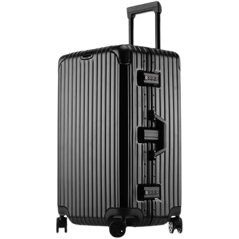 Thickened large-capacity trolley case, suitcase, password case, universal wheel, strong and anti-drop.
Thickened large-capacity trolley case, suitcase, password case, universal wheel, strong and anti-drop.