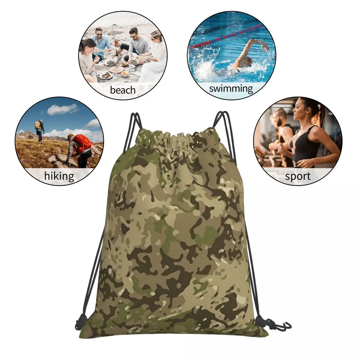 Multicam Military Trout Camo Backpacks Casual Drawstring Bundle Pocket Sports Bag Book Bags for Man Woman School
Multicam Military Trout Camo Backpacks Casual Drawstring Bundle Pocket Sports Bag Book Bags for Man Woman School