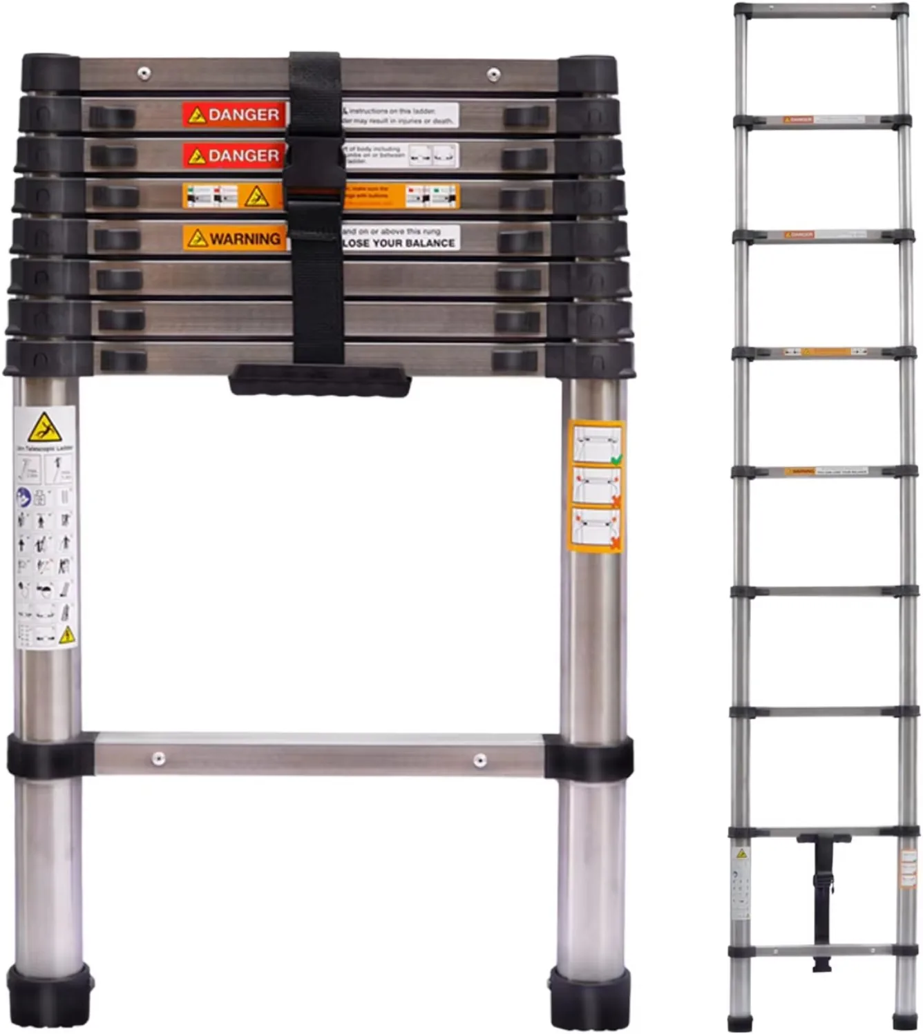 Certified Stainless Steel Bamboo Joint Telescopic Straight Ladder Home Multipurpose Use
Certified Stainless Steel Bamboo Joint Telescopic Straight Ladder Home Multipurpose Use