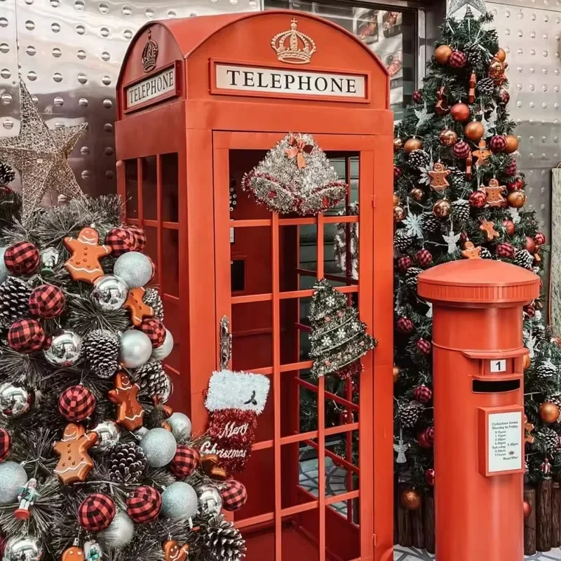 Red Telephone Booth for Christmas Decoration Custom Wedding Phone Booth Antique London Telephone Booth
Red Telephone Booth for Christmas Decoration Custom Wedding Phone Booth Antique London Telephone Booth