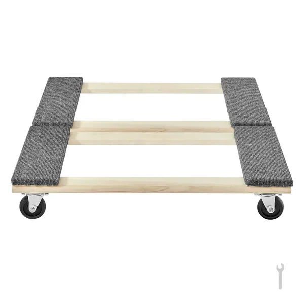 Heavy Duty Furniture Dolly, 1000 lbs Capacity, 2-Pack, 18' x 30', 8x3' Swivel Casters, Durable
Heavy Duty Furniture Dolly, 1000 lbs Capacity, 2-Pack, 18' x 30', 8x3' Swivel Casters, Durable