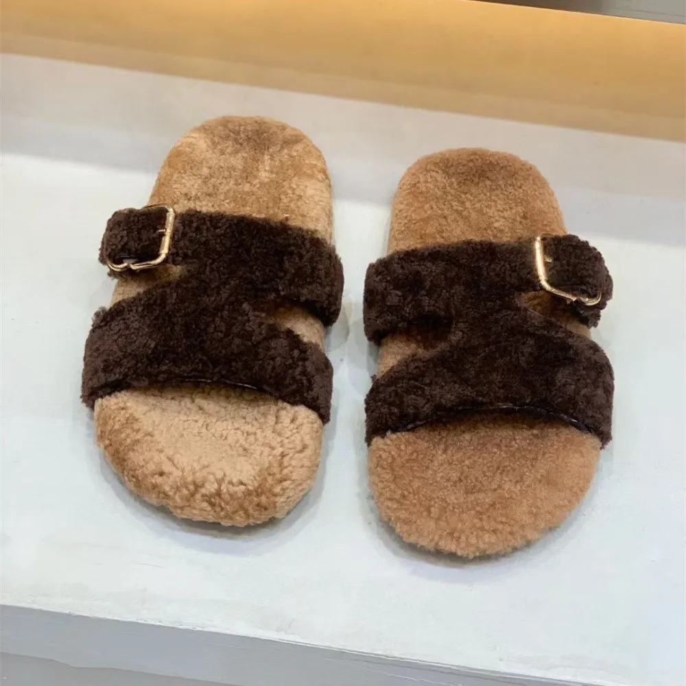 New Fashion Fluffy Wool Fur Slippers for Women 2026 Winter Plush Warm Home Indoor Slippers Woman Comfort Non Slip Real Fur Shoes
New Fashion Fluffy Wool Fur Slippers for Women 2026 Winter Plush Warm Home Indoor Slippers Woman Comfort Non Slip Real Fur Shoes