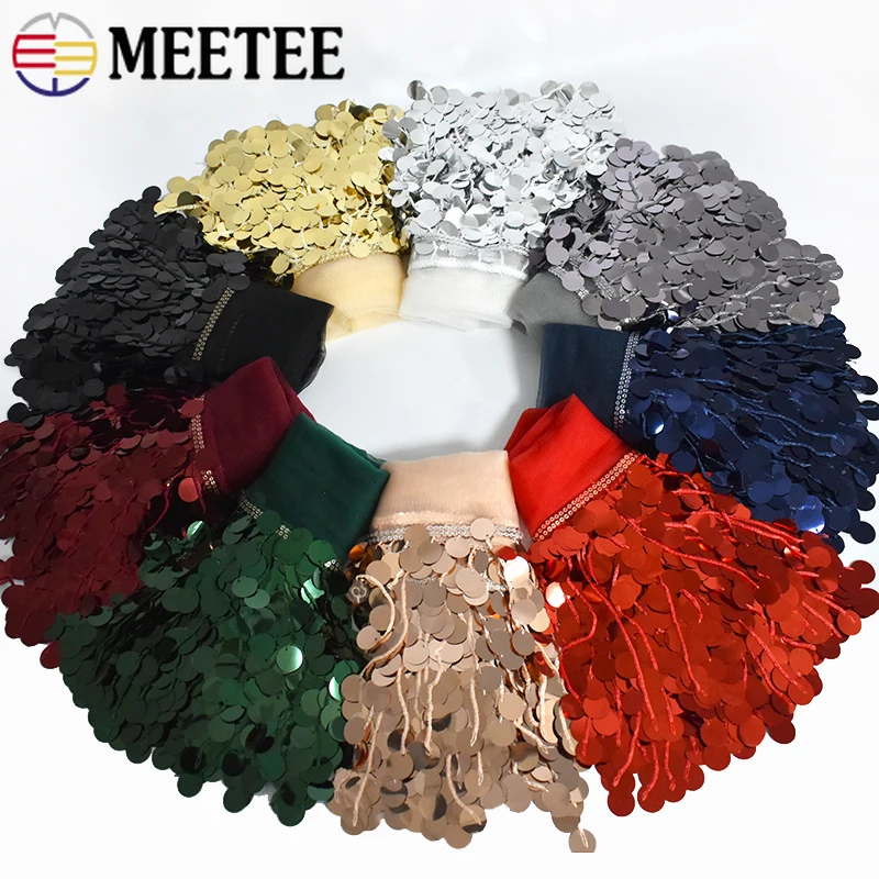 1-5Yards 17cm Sequins Tassel Beaded Fringe Trim Sewing Clothes Dresses Bag Decorative Trimmings Stitching DIY Crafts Accessories
1-5Yards 17cm Sequins Tassel Beaded Fringe Trim Sewing Clothes Dresses Bag Decorative Trimmings Stitching DIY Crafts Accessories