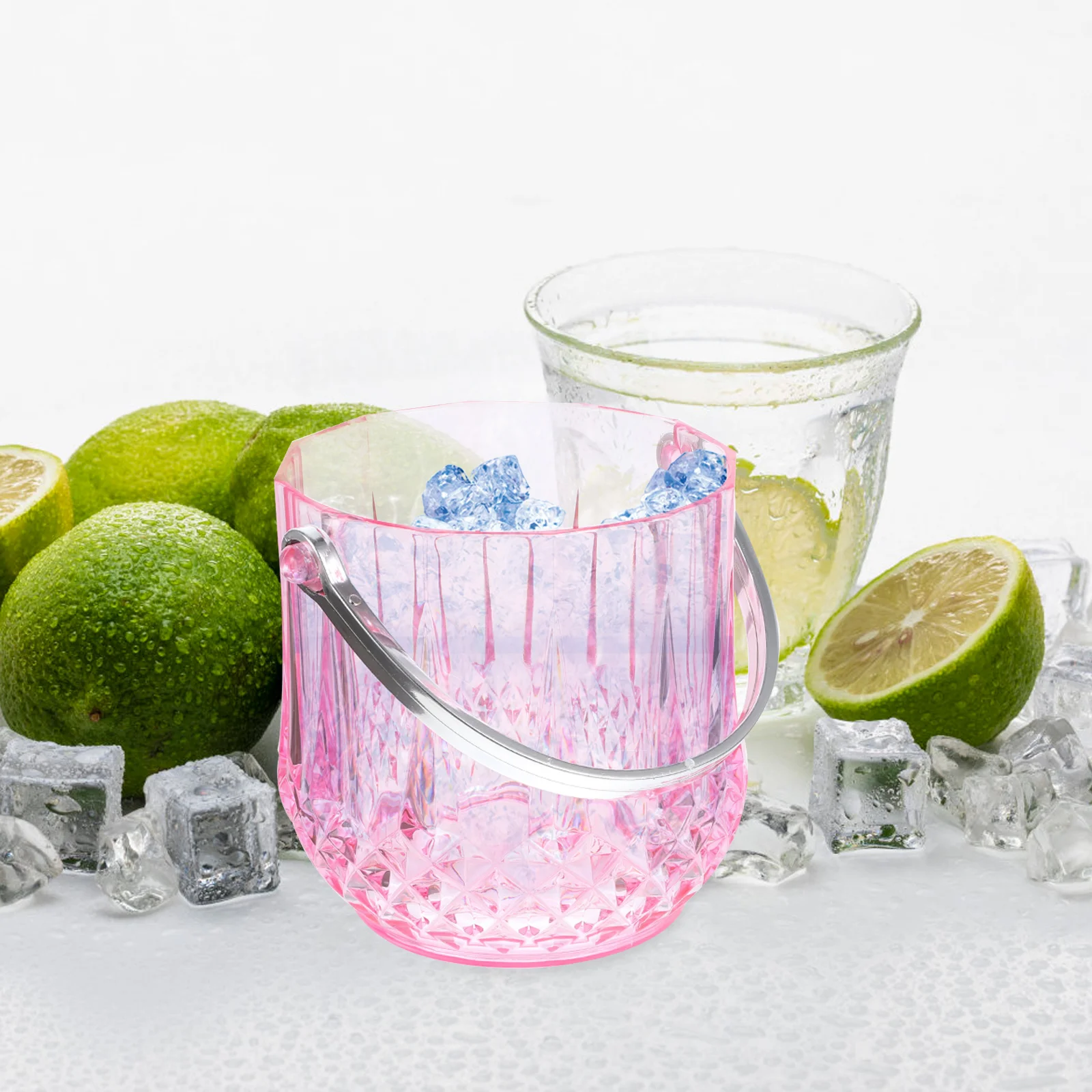 Home Party Small Ice Bucket Clip Set Bar Cube Holder Drinks Pliers KTV Plastic Desktop Clear Beer
Home Party Small Ice Bucket Clip Set Bar Cube Holder Drinks Pliers KTV Plastic Desktop Clear Beer