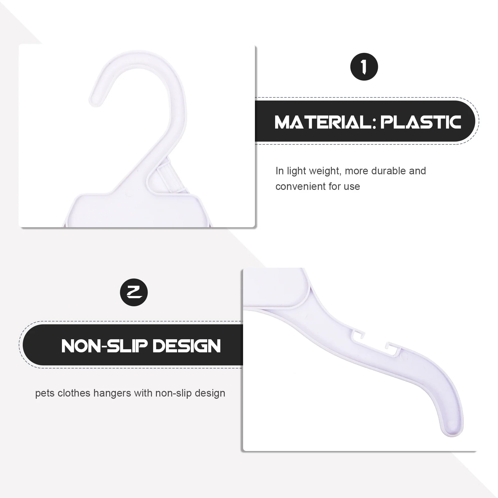 10Pcs Pet Dog Clothes Hangers Non-Slip Lightweight Pet Clothing Organizer Accessories White Dog Clothes Hanger
10Pcs Pet Dog Clothes Hangers Non-Slip Lightweight Pet Clothing Organizer Accessories White Dog Clothes Hanger