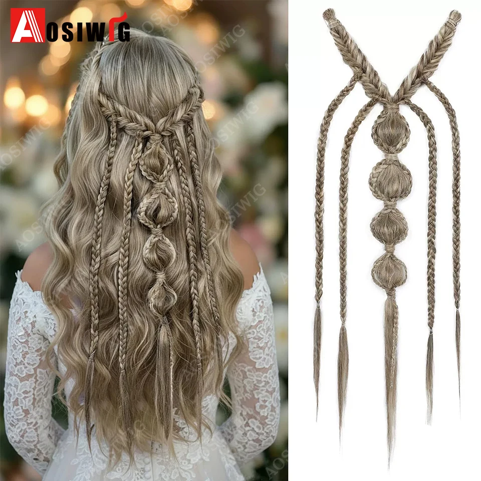 Bohemia Clip in Hair Extensions 24 Inches Fairy Hair Wig Hairpieces Synthetic Handmade Synthetic Weaving Hair Extensions Girls
Bohemia Clip in Hair Extensions 24 Inches Fairy Hair Wig Hairpieces Synthetic Handmade Synthetic Weaving Hair Extensions Girls