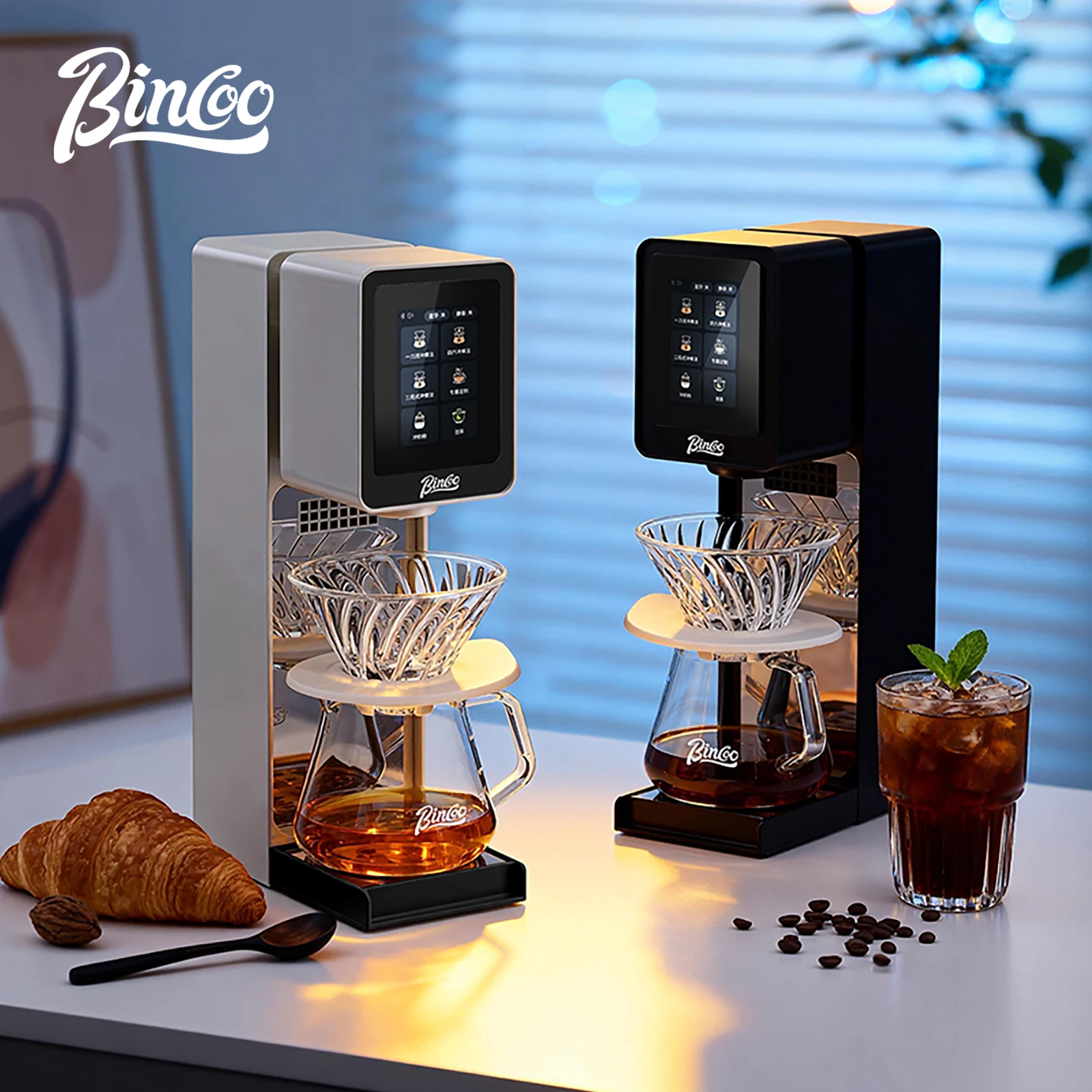 BINCOO manual espresso coffee maker, a home/commercial dual-purpose model, providing efficient and convenient coffee tasting.
BINCOO manual espresso coffee maker, a home/commercial dual-purpose model, providing efficient and convenient coffee tasting.