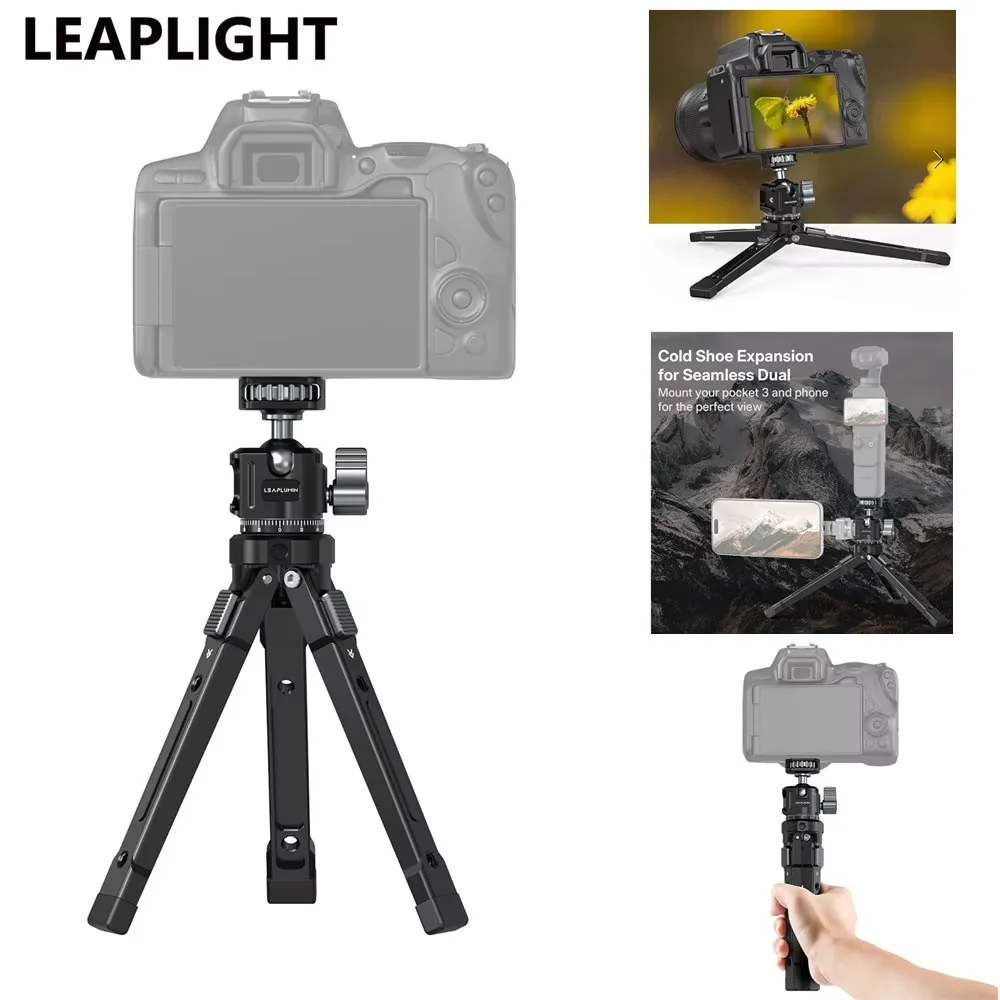 Mini Camera Tripod with 360 Ball Head 3 Adjustable Heights Desktop Tripod for DJI Pocket 3 iPhone Android DSLR Camera Mic Light
Mini Camera Tripod with 360 Ball Head 3 Adjustable Heights Desktop Tripod for DJI Pocket 3 iPhone Android DSLR Camera Mic Light