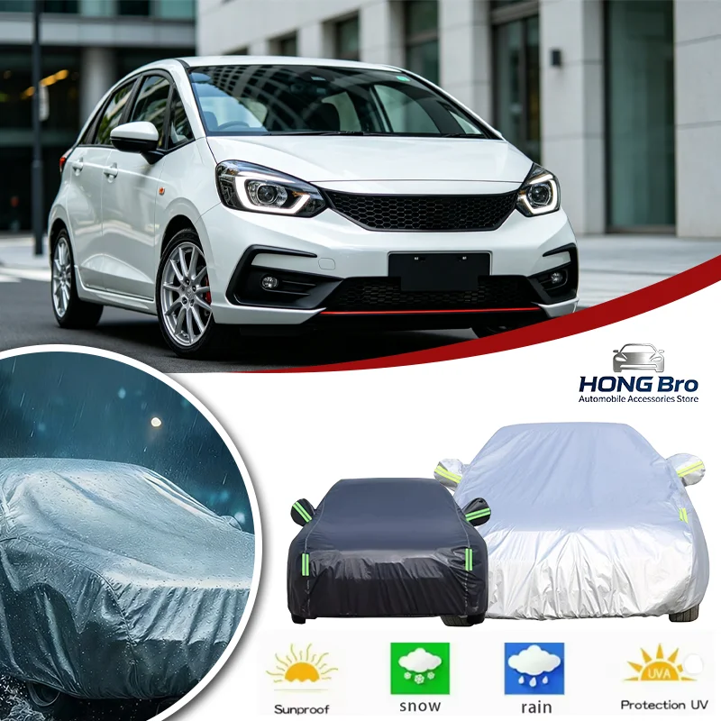 For Honda Fit/Jazz Waterproof Car Cover Outdoor Anti-UV Sun Shade, Fog, Rain, Snow & Dust Resistant Auto Cover
For Honda Fit/Jazz Waterproof Car Cover Outdoor Anti-UV Sun Shade, Fog, Rain, Snow & Dust Resistant Auto Cover