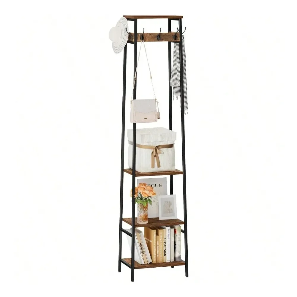 Rack Freestanding Coat Stand With 3 Shelves And 7 Hooks Hall Tree Free Standing Clothes Rack Stand Organizer Industrial Style R
Rack Freestanding Coat Stand With 3 Shelves And 7 Hooks Hall Tree Free Standing Clothes Rack Stand Organizer Industrial Style R