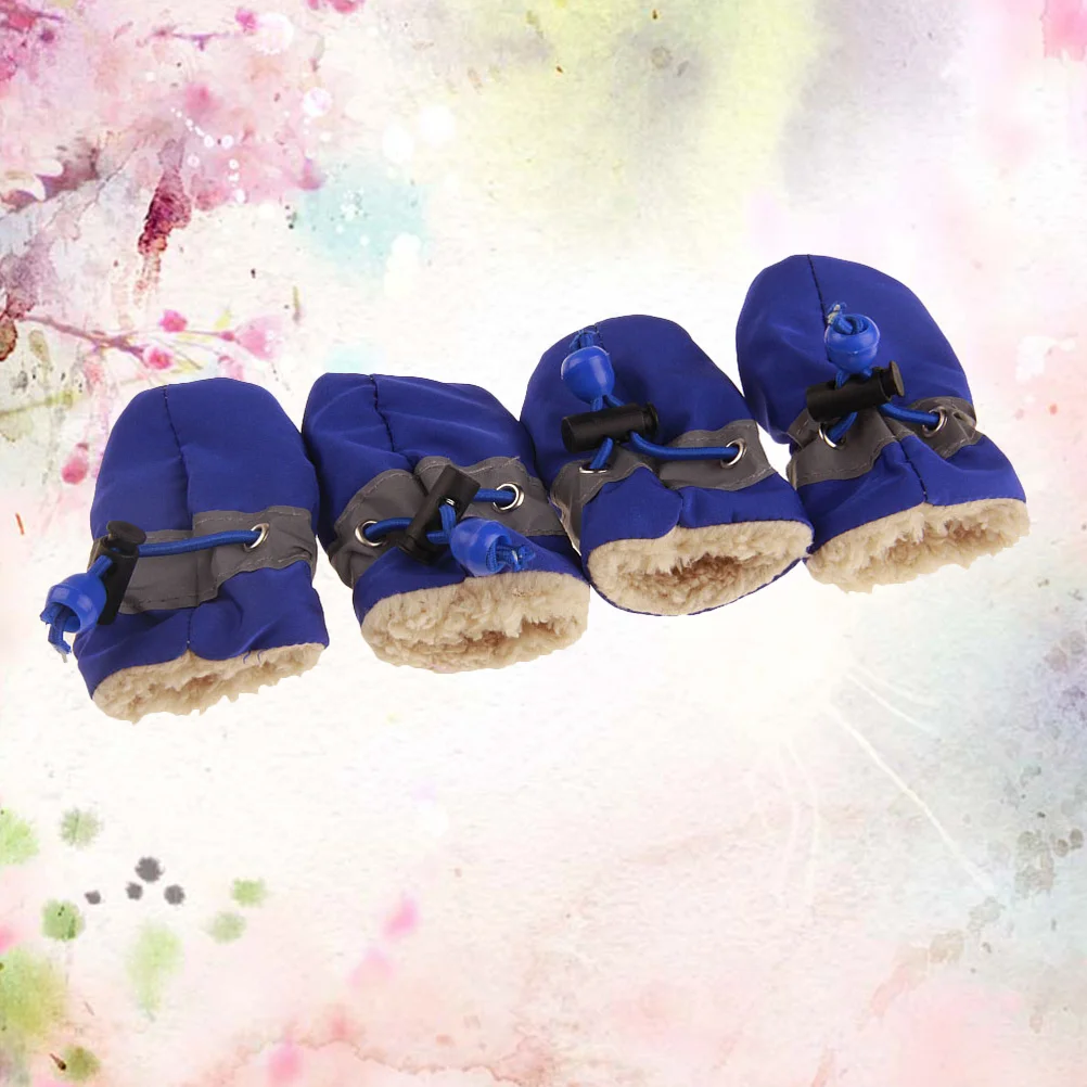 4Pcs Anti-Slip Dog Boots Protector Outdoor Pet Shoes Blue Size 3 Adjustable Elastic Pet Shoes Dog Boots
4Pcs Anti-Slip Dog Boots Protector Outdoor Pet Shoes Blue Size 3 Adjustable Elastic Pet Shoes Dog Boots