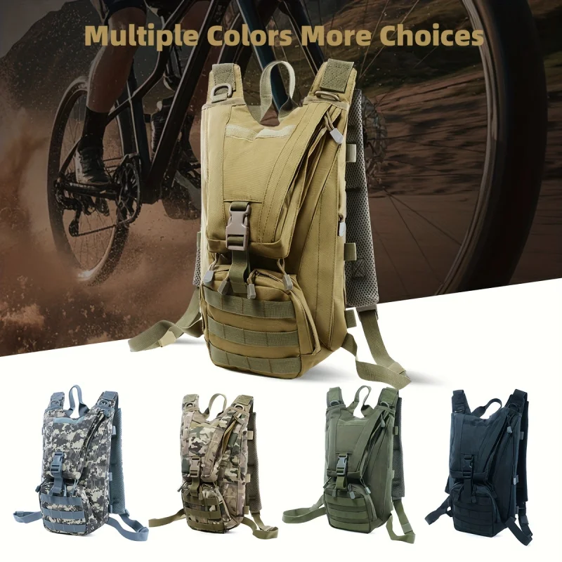 1pc Outdoor water bag backpack, large capacity backpack adjustable shoulder strap Multi-functional multi-layer storage multi-col
1pc Outdoor water bag backpack, large capacity backpack adjustable shoulder strap Multi-functional multi-layer storage multi-col