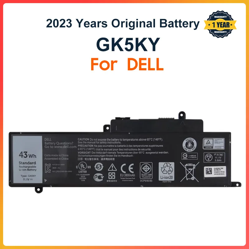 Аккумулятор GK5KY для ноутбука DELL Inspiron 13 дюймов 7000 серии 7347 7348 7352 7353 11 дюймов 7359 3147 15 дюймов 3148, бесплатные инструменты
Аккумулятор GK5KY для ноутбука DELL Inspiron 13 дюймов 7000 серии 7347 7348 7352 7353 11 дюймов 7359 3147 15 дюймов 3148, бесплатные инструменты