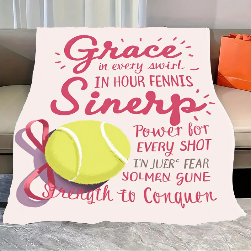 1pc Flannel Blanket "Grace in Every Swirl Tennis Blanket - Power & Strength for Players"
1pc Flannel Blanket "Grace in Every Swirl Tennis Blanket - Power & Strength for Players"