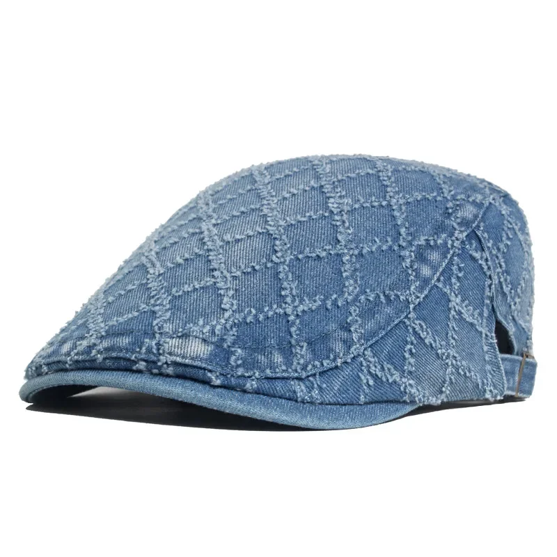 Spring Cotton Geometric Newsboy Caps Flat Peaked Cap Men and Women Painter Beret Hats 167
Spring Cotton Geometric Newsboy Caps Flat Peaked Cap Men and Women Painter Beret Hats 167