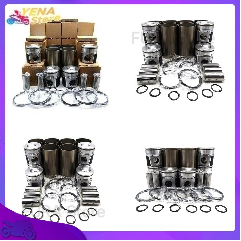 High Performance Cylinder Piston Kit for Diesel Engines Applicable to Komatsu 6D102 Bulldozer Engine Piston Sleeve Set with
High Performance Cylinder Piston Kit for Diesel Engines Applicable to Komatsu 6D102 Bulldozer Engine Piston Sleeve Set with