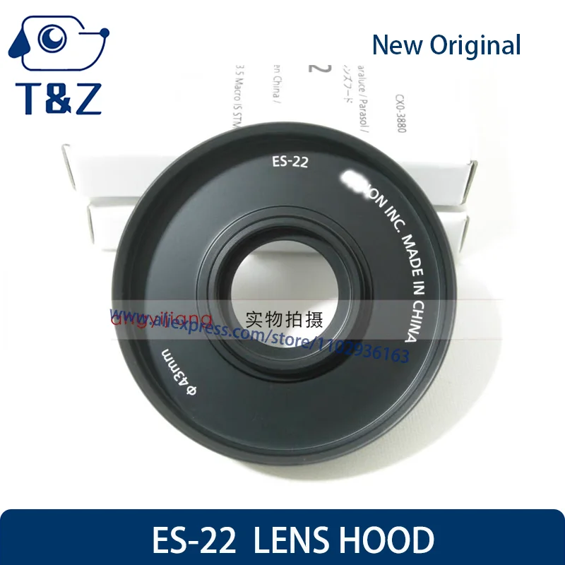 New Original ES-22 Lens Hood For Canon EF-M 28 3.5 28/3.5 28f3.5 EFM28F3.5 Hood ES 22 Lens Sunshade ES22
New Original ES-22 Lens Hood For Canon EF-M 28 3.5 28/3.5 28f3.5 EFM28F3.5 Hood ES 22 Lens Sunshade ES22